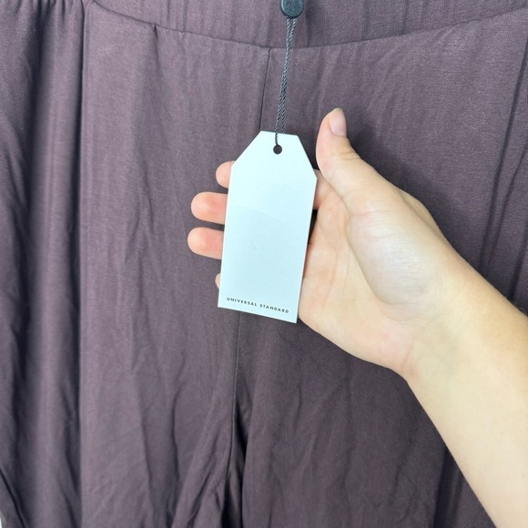 NWT Universal Standard Casual Culottes Pants in Brûlée Brown - Picture 9 of 12